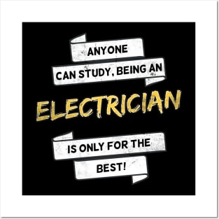 Funny Electrician Journeyman Electrical Engineer Posters and Art